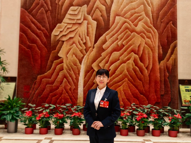 全国人大代表、河北齐心律师事务所主任齐秀敏。受访者供图